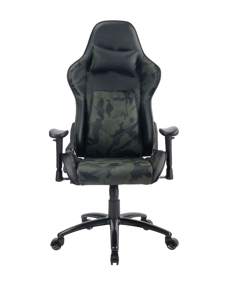 Chaise de jeu ergonomique en PU avec accoudoir réglable en PU